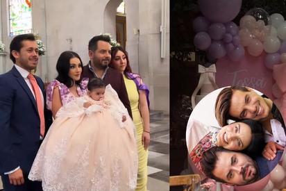 ¡Drama en los Derbez! Aislinn culpa a José Eduardo por la ausencia en el bautizo de su hija