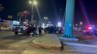 Aparatoso choque en PN deja un herido grave y cuantiosos daños