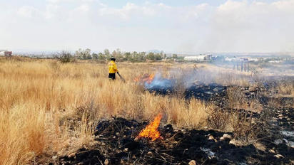 Los incendios de pastizal aumentan en Nueva Rosita