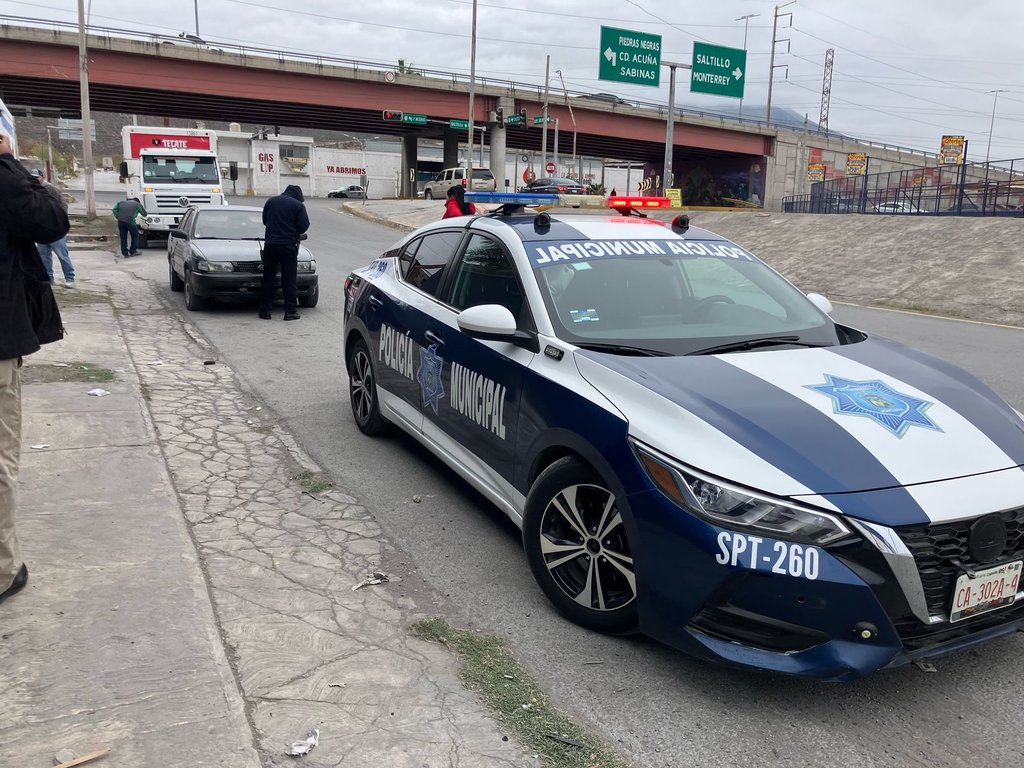 Accidente: Los conductores lograron llegar a un acuerdo.