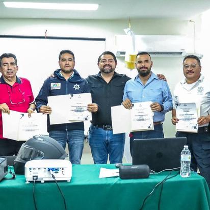 Apoya Torreón en la capacitación de motociclistas de Matamoros