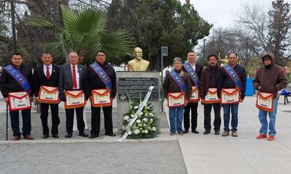 Honran la memoria de Francisco I. Madero en Nueva Rosita