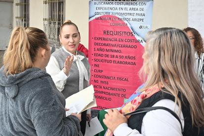 Municipio de Frontera abre 250 vacantes en costura automotriz con DUAL