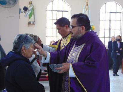 Celebraciones de imposición de ceniza inician a las 8 am en Monclova 