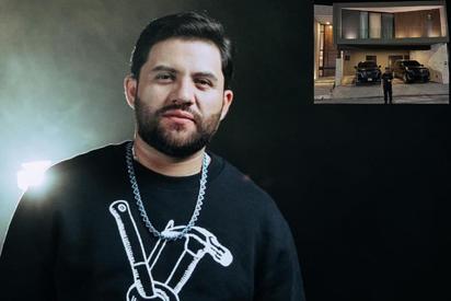 Luis R. Conriquez presume lujosa casa en Nuevo León