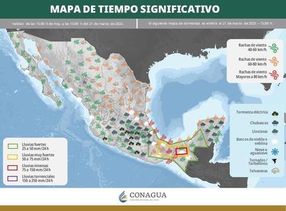 Continuarán los fuertes vientos en Coahuila