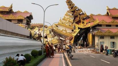 Terremoto en Myanmar deja más de 1,600 muertos y 3,400 heridos