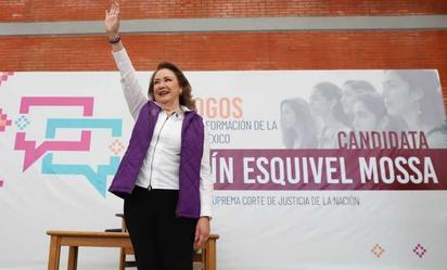 Ministra Yasmín Esquivel arranca campaña para renovar la SCJN