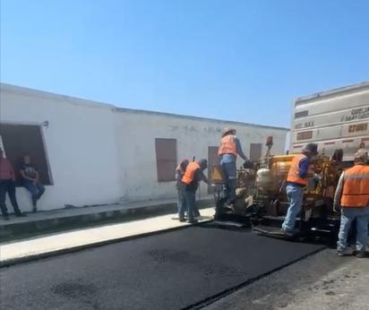 Recarpeteo en el Ejido San Alberto para el centenario