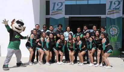 Grupo mixto de porristas “Coyotes” de la UTRC destaca en su 12º aniversario