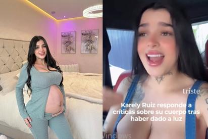 Karely Ruiz responde a críticas por cambios físicos tras maternidad