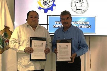 TecNM Región Carbonífera y CBTIS No. 20 firman convenio de colaboración