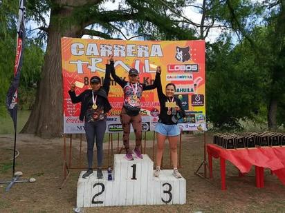 Corredora de Múzquiz gana primer lugar en Lobos Trail 2025