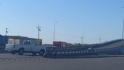 Continúa el mantenimiento en puente de la carretera Federal 57; cerrada la circulación