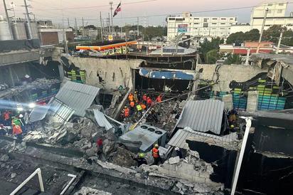 Aumenta a 124 el número de muertos por colapso en discoteca de República Dominicana