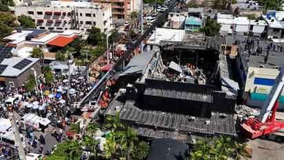 Sube a 221 el número de víctimas por derrumbe en discoteca de República Dominicana