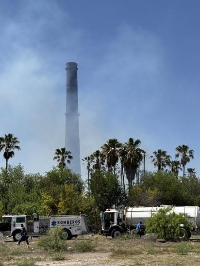 Emergencia por incendio en Industrial Minera México