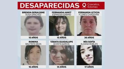 Alerta en Coacalco: cinco menores y una adulta desaparecidas