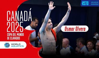 ¡Día de pesadilla! Osmar Olvera finaliza en el penúltimo lugar en la Copa del Mundo de Clavados