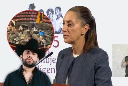 ¿Narcocorridos fuera de control? Sheinbaum reacciona tras caos en Texcoco