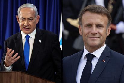 Macron exige a Netanyahu alto el fuego en Gaza y ayuda humanitaria