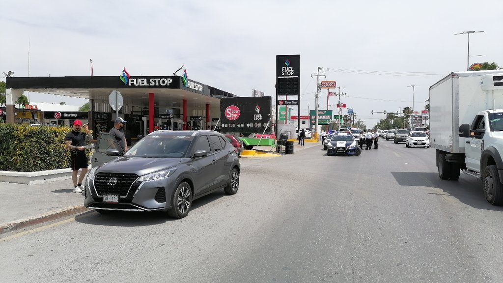seguridad: Protagonista unidad oficial accidente en el bulevar pape