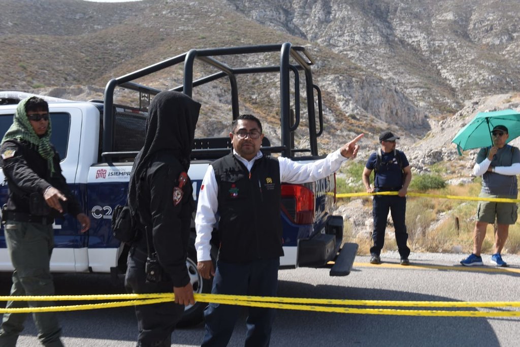 seguridad: Unidades de Tránsito y Vialidad se colocaron en los accesos al Cristo de las Noas.