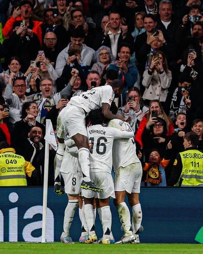 Gol de Valverde revive al Madrid en dramático final en el Bernabéu