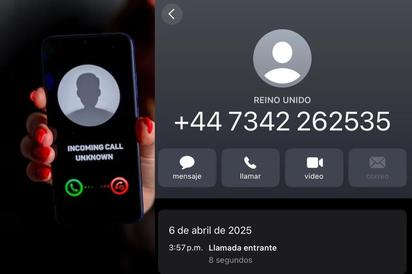 ¿Te marcaron desde Reino Unido? Advierten sobre estafa con números telefónicos +44