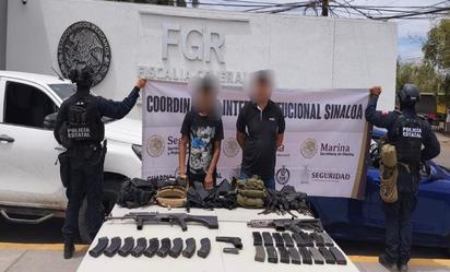 Aseguran 4 armas y 675 cartuchos en operativos en Sinaloa