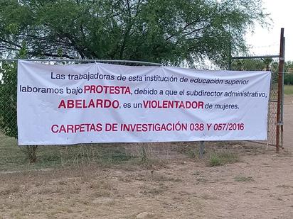 Denuncian violencia de género por parte del subdirector del Tecnológico Superior de Múzquiz