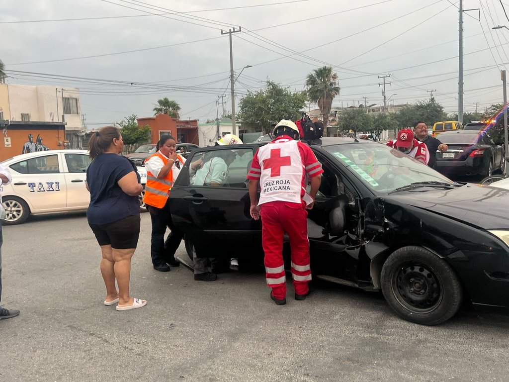 Accidente: El accidente ocurrió en el cruce de las calles Mar Muerto y Juan de la Barrera en Piedras Negras