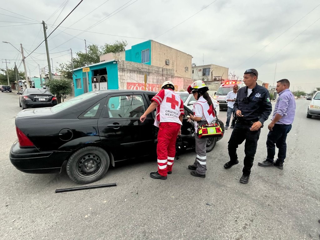 Accidente: El accidente ocurrió en el cruce de las calles Mar Muerto y Juan de la Barrera en Piedras Negras