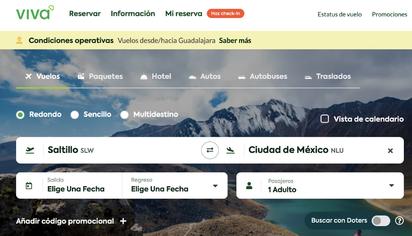 Viva Aerobus abre ruta Saltillo-AIFA con tarifas desde 9