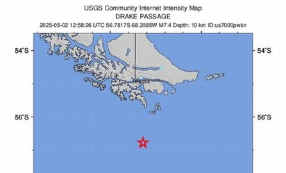 Terremoto de 7.5 sacude el sur de Chile y alerta tsunami