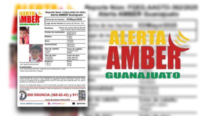 Activan Alerta Amber en Guanajuato por desaparición de dos niños