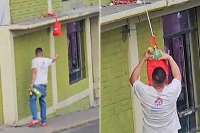 Sorprenden a sujeto ingresando bebidas alcohólicas a clínica de rehabilitación