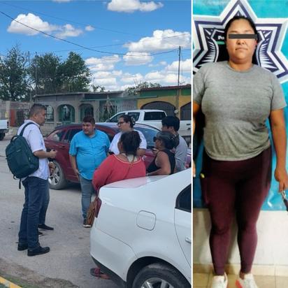 Karina “N”, conocida como “La Negra”, es vinculada a proceso por agresión a Mónica Escalera en Sabinas.