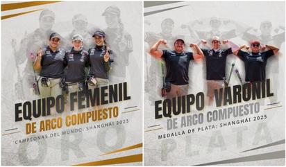 ¡Oro para México! Equipo femenil gana el primer lugar en la Copa del Mundo de Tiro con Arco