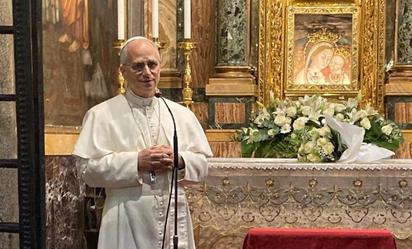 ¡Sorpresa papal! León XIV aparece en santuario italiano