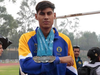 Atleta fronterense destaca en ANUIES 2025 con dos oros y plata