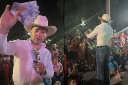 ¿Lujo o solidaridad? Lord Lamborghini reparte dinero en festejo viral para mamás