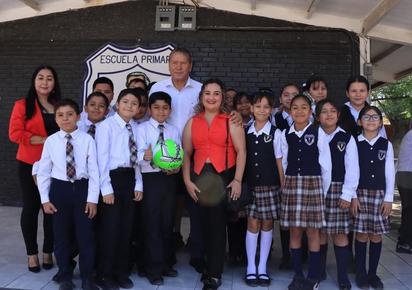 Anuncian inversión de 3.5 millones para techumbre en primaria de nueva rosita