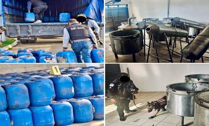 Guatemala decomisa químicos y desarticula red de narcotráfico