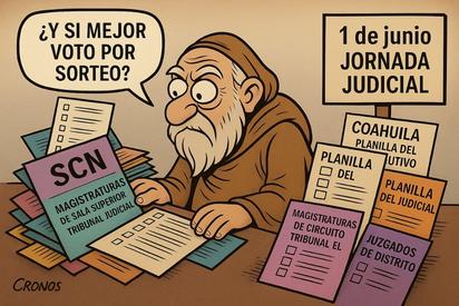 Caricatura editorial…Elecciones Judiciales