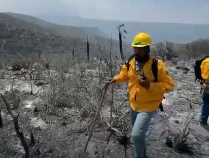 Controlado en un 85% el incendio en el Cerro de la Gloria: Protección Civil Coahuila