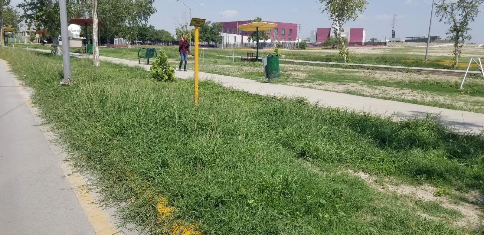 Reportan malas condiciones en el parque lineal de la colonia Tecnológico: Son distintas las incomodidades por las que tiene que enfrentar los usuarios que acuden de manera cotidiana
