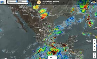 Posible ciclón se forma frente a costas de Guerrero y Michoacán