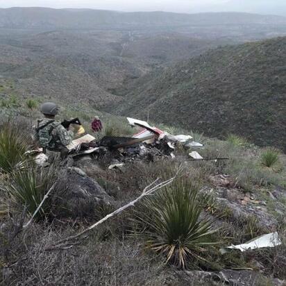 Piloto muere al desplomarse avioneta en la sierra de La Purísima de Castaños 
