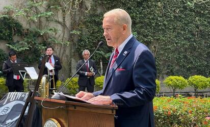 Embajador de EEUU dice que frontera con México es prioridad